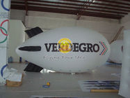 6*2.5m Inflatable Advertising Helium Zeppelin / Blimp Balloons with UV Protected Printing wholesalers