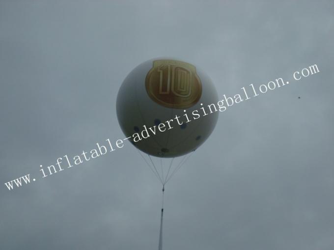 0.18mm Fireproof PVC Advertising Helium Balloon with Digital Printing of Celebration