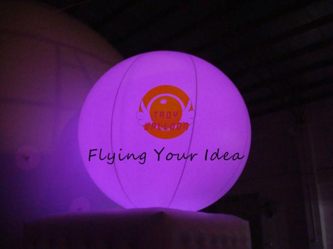 2m PVC Inflatable Advertising Lighting Balloon Crowded Throw For Celebration Day
