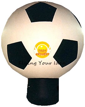 Giant Attractive Inflatable Advertising Balloon For Promotion With Football Shape