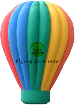 Customized Color Inflatable Advertising Balloon With Air Balloon Shape For Trade Fair
