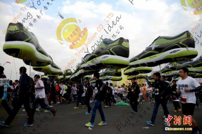 Backpack Promowalker Inflatables Inflatable Air Walker Balloons Backpack RGB Led For Christmas Promotion