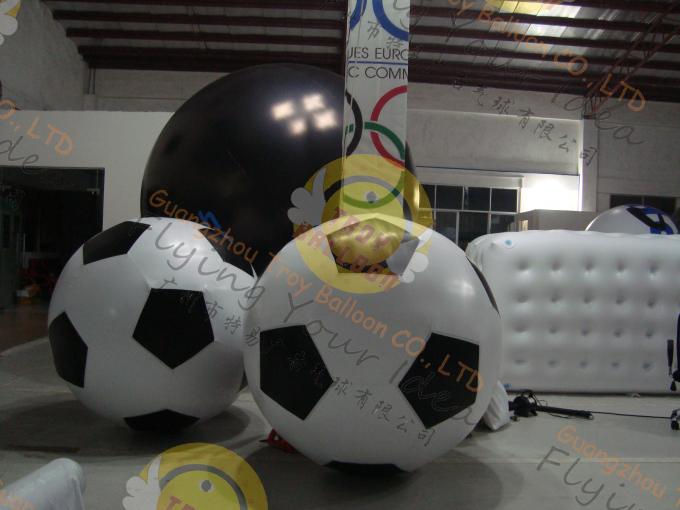 Attractive 1.5m Inflatable Rugby Ball Helium PVC Wind - Resistant