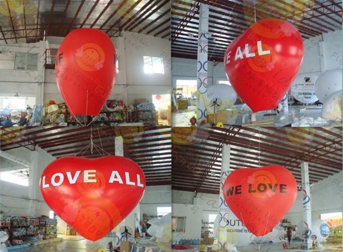 Bespoke Durable helium giant inflatable balloon, 0.18mm PVC Advertising Helium Balloons for event, outdoor advertising