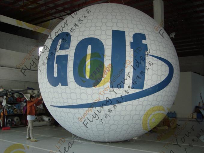 2.5m Thickness PVC Large Inflatable Balloons Fire Resistance For Outdoor Decorations