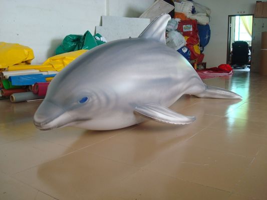 1.5m Long Airtight Dolphin Shaped Swimming Pool Toy Display In Showroom