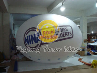 Huge Two sides digital printed Oval Balloon with Good Elastic for Outdoor Advertising