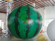 China 4m diameter watermelon Fruit Shaped Balloons Rainproof / Fireproof company