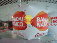 Cube balloon with four sides digital printing, Inflatable Ground Balloon for Trade show wholesalers