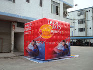 3.5m attractive filled cube balloon with four sides digital printing for Political events wholesalers