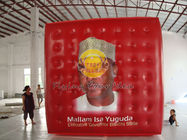 Red Reusable durable helium cube balloon with Full digital printing for Sporting events wholesalers