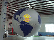Reusable Round Earth Globe Balloons with 170mm tether points for Entertainment events wholesalers