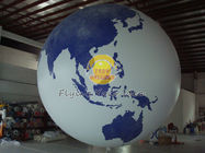 Fireproof Large Earth Balloons Globe for Weather service , Inflatable Ground Balloon exporters