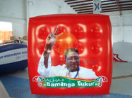 China Durable Attractive Red Political Advertising Balloon, Cube Balloons for Trade show company