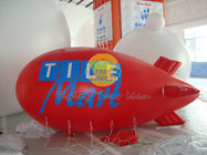 Customized Red PVC Inflatable Helium Zeppelin with Total Digital Printing for Parade wholesalers