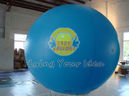 Blue Inflatable Advertising Balloon Filled Helium Gas with 0.18mm PVC for Outdoor Advertising wholesalers