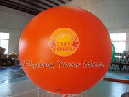 Huge Orange Color Waterproof Inflatable Round Balloons for Outdoor Advertising wholesalers