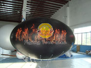 Waterproof and Fireproof Black 0.18mm PVC Oval Balloon with Total Digital Printing wholesalers
