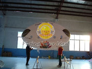 China 3.5*2m Reusable Inflatable Advertising Oval Balloon,0.18mm helium quality PVC with Two side printing for opening events company