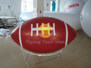 Red Inflatable Advertising Sport Rugby Ball Balloons with total digital printing for Party wholesalers
