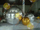 Christmas Decorative Large Helium Balloons Inflatable Mirror Double 0.3mm factory