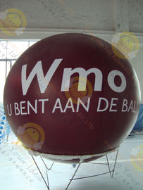 Inflatable Mirrored Big Round Balloons En71 / Astm For Advertisement