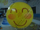 Amazing Round Inflatable Advertising Balloon Attractive Smile Design factory