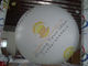 Large Helium Inflatable Advertising Balloons Fireproof 0.28mm Blank White PVC