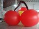 Red PVC 3m High Cherry Shaped Balloons For Trade Fair Display factory