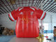 Beatiful Red Inflatable Marketing Products , Rental Inflatable Safety Suit