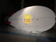 7m Inflatable Helium Lighting Blimp / Zeppelin Balloon with GE halogen bulb for Trade show