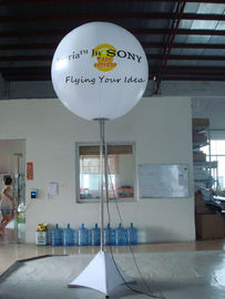 Two Sides 1.5m Inflatable Lighting Balloon Digital Printing For Event